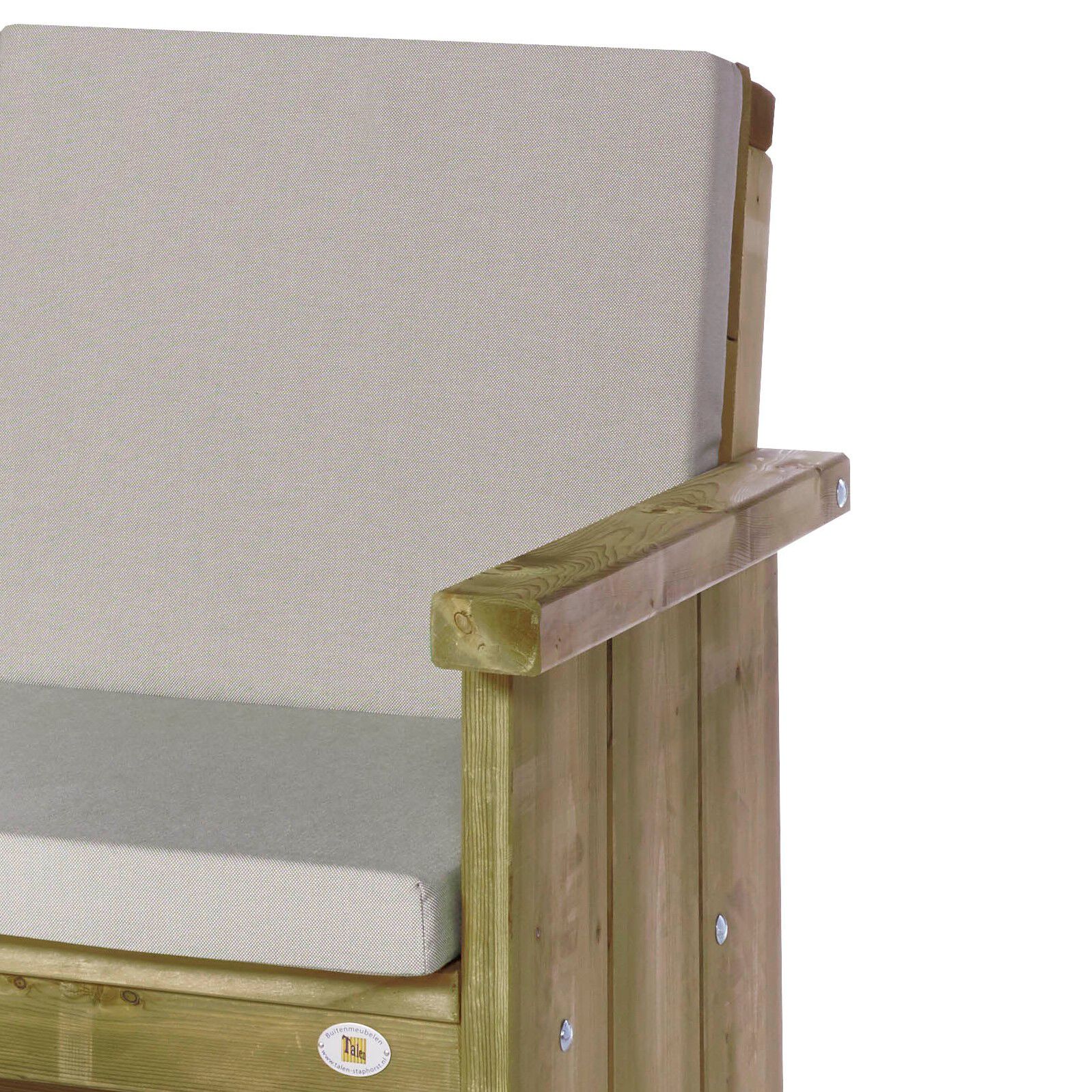 Talen Buitenmeubelen voor stoel Zeist en stoel Lisse - Stoelkussen - Taupe