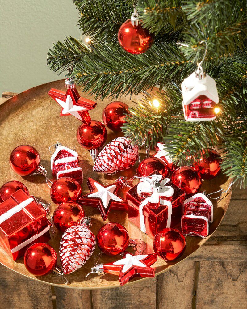 Black Box Joy - Kunstkerstboom - Groen / rood - 30 - 90 cm