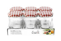 Jampotten - 0.23 l - 6 Stuks