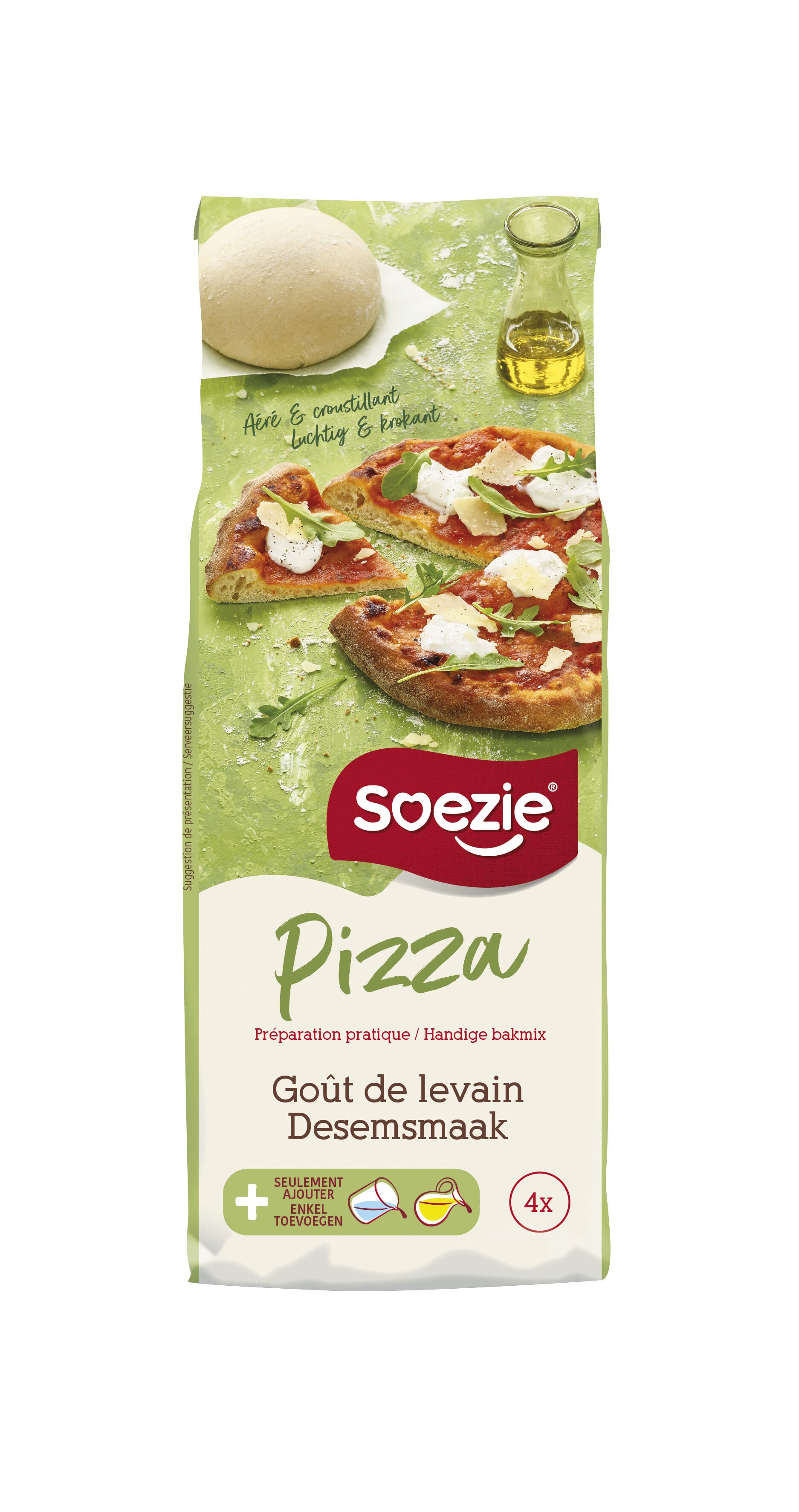 Soezie - Pizzadeeg - 500 Gram Soezie - Pizzadeeg - 500 Gram