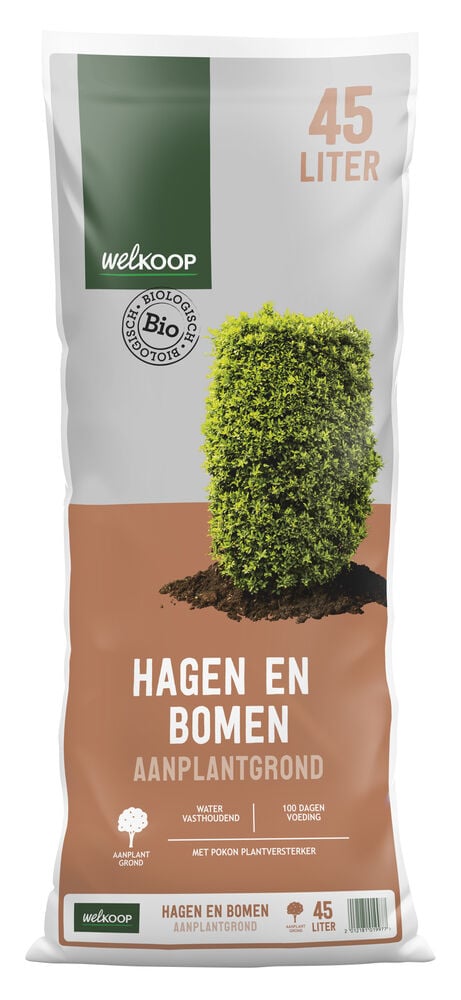 Welkoop Hagen en Bomen Aanplantgrond - Potgrond - 45 Liter Welkoop Hagen en Bomen Aanplantgrond - Potgrond - 45 Liter