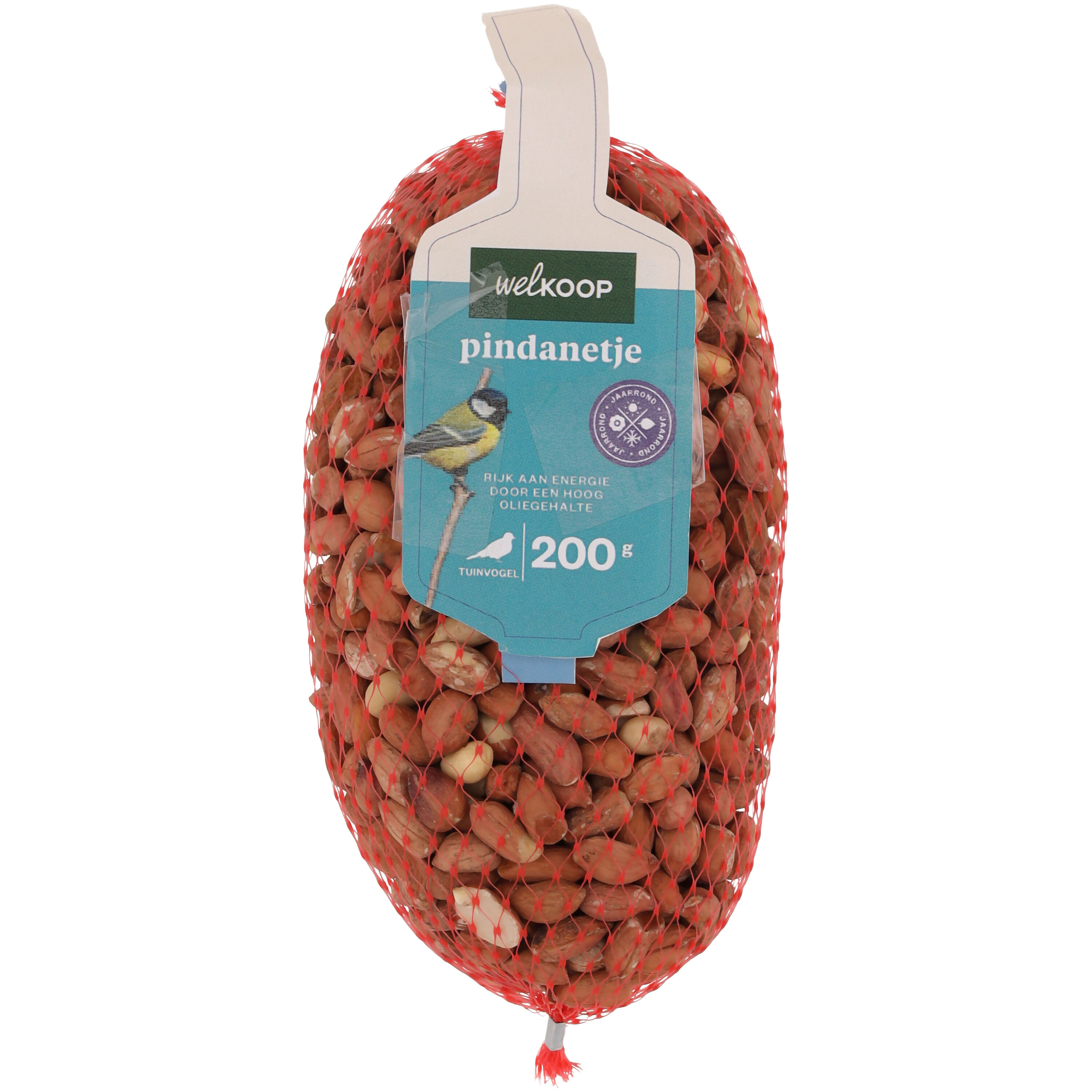 Welkoop Pindanetje - Tuinvogelvoer - 200 Gram - Pinda Welkoop Pindanetje - Tuinvogelvoer - 200 Gram - Pinda