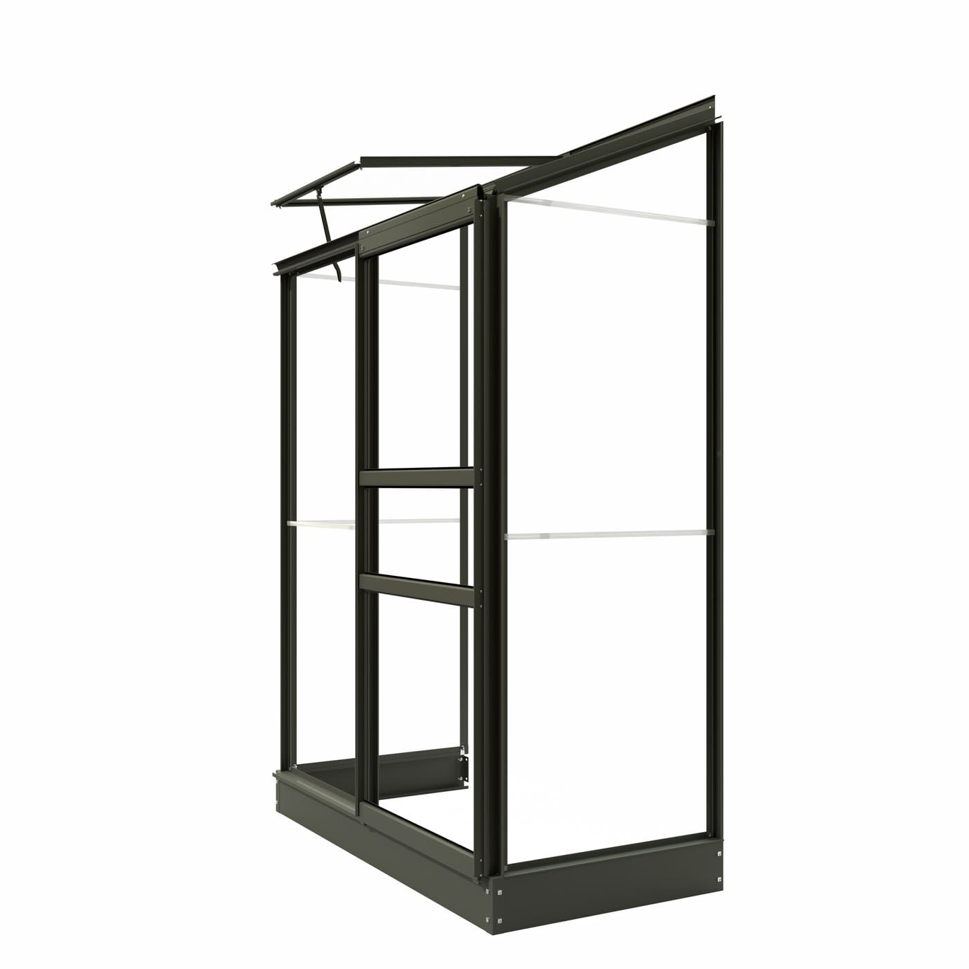 Royal Well Emma I - Muurkas - Groengrijs - 194x132x69 cm - Veiligheidsglas