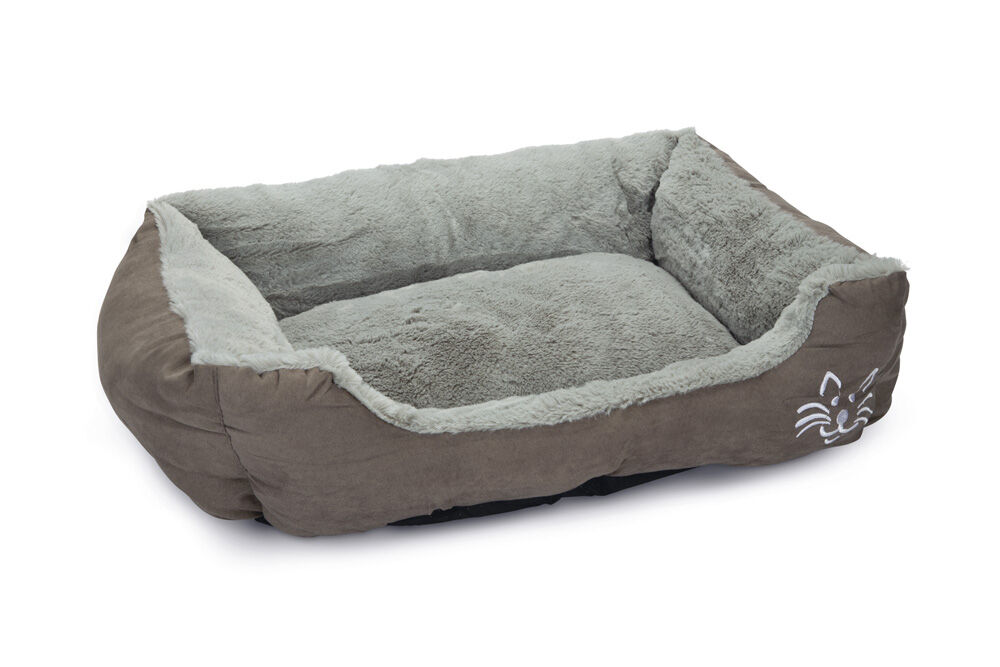 Beeztees Baboo - Kattenmand - Grijs, Taupe - 18x48x37 cm Beeztees Baboo - Kattenmand - Grijs, Taupe - 18x48x37 cm