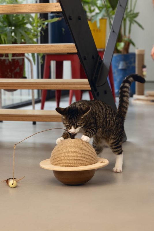 Designed by Lotte Wiggly - Krabbol - Naturel - 29.5x29.5x20 cm