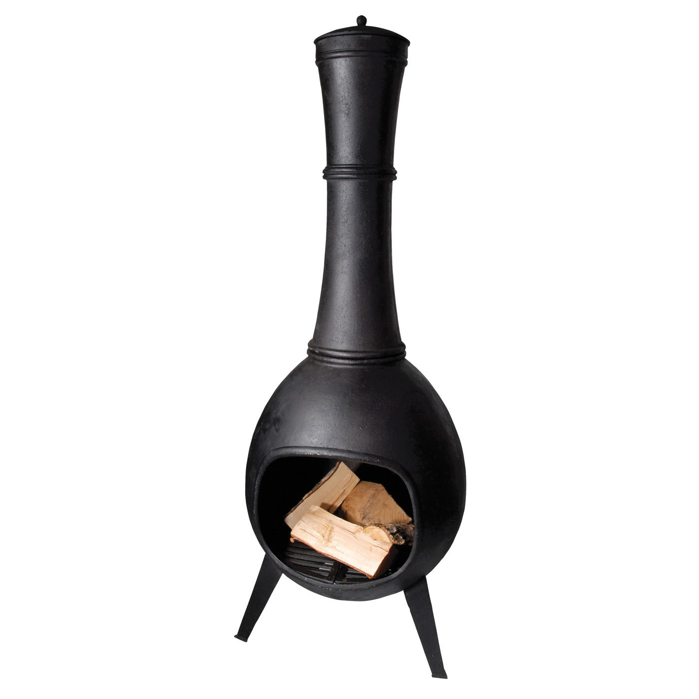Esschert Fancy Flames Large - Tuinhaard - Rond - Zwart - Gietijzer - L