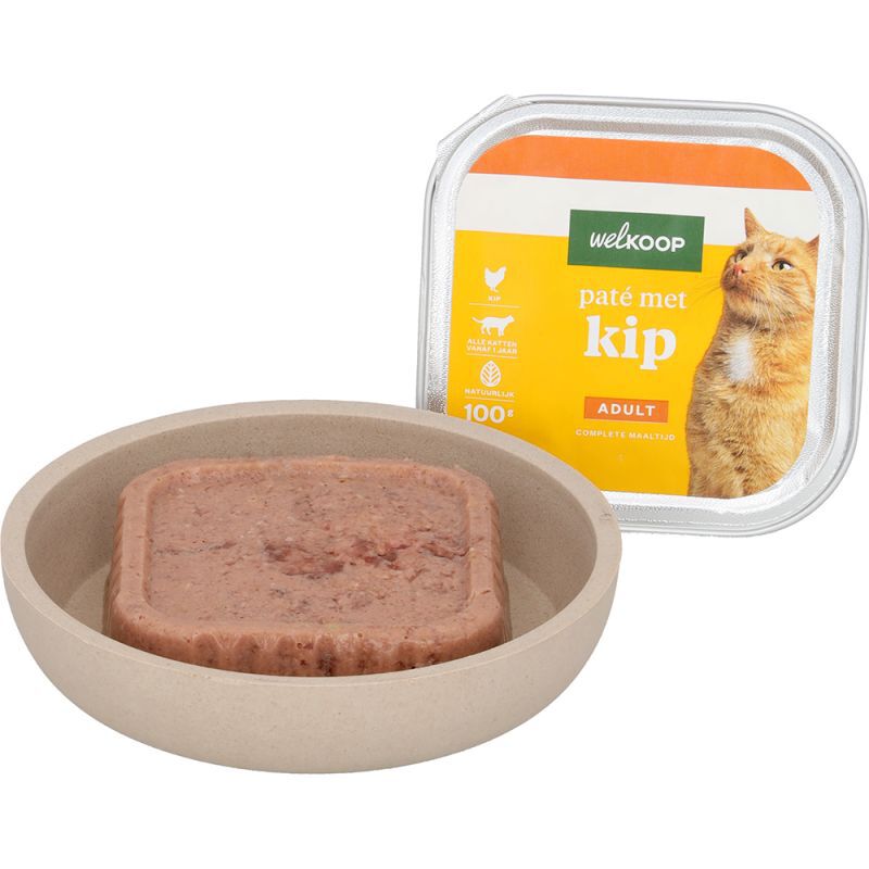 Welkoop Pate - Kattenvoer - 100 Gram - kip