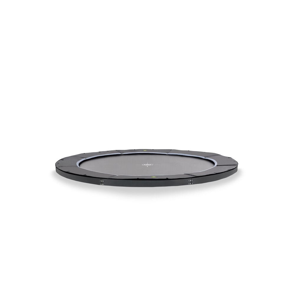 EXIT Dynamic groundlevel - Trampoline - Zwart - 366 cm
