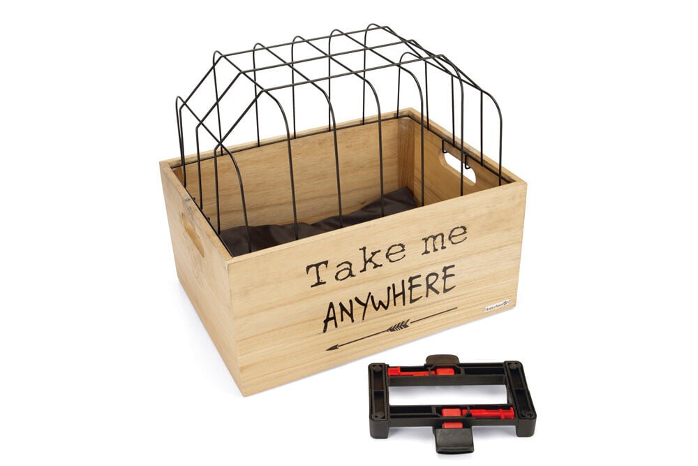 Beeztees Journey Hout + Kap - Fietsmand