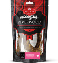 Riverwood Butcher Shop Series Kalkoennekken - Hondensnack - 200 Gram - kalkoen