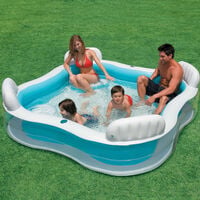 Intex Familie- en loungebad - Zwembaden - Blauw - 40.6x229229x66 cm