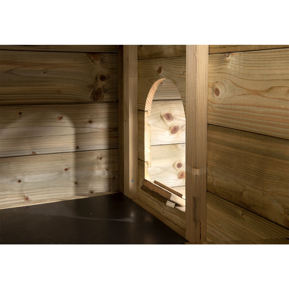 Glorenza Hooiberg Klaas - Konijnenhok - Bruin - 190x110x110 cm