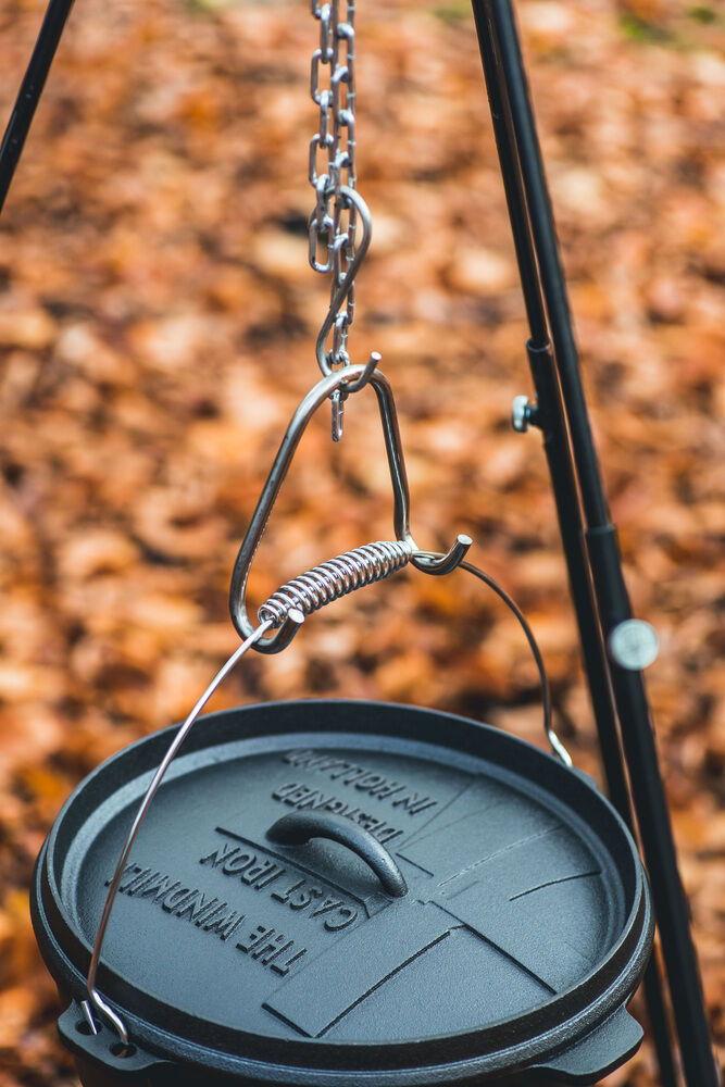The Windmill Cast Iron Dutch Oven - Pannenhaak - rvs