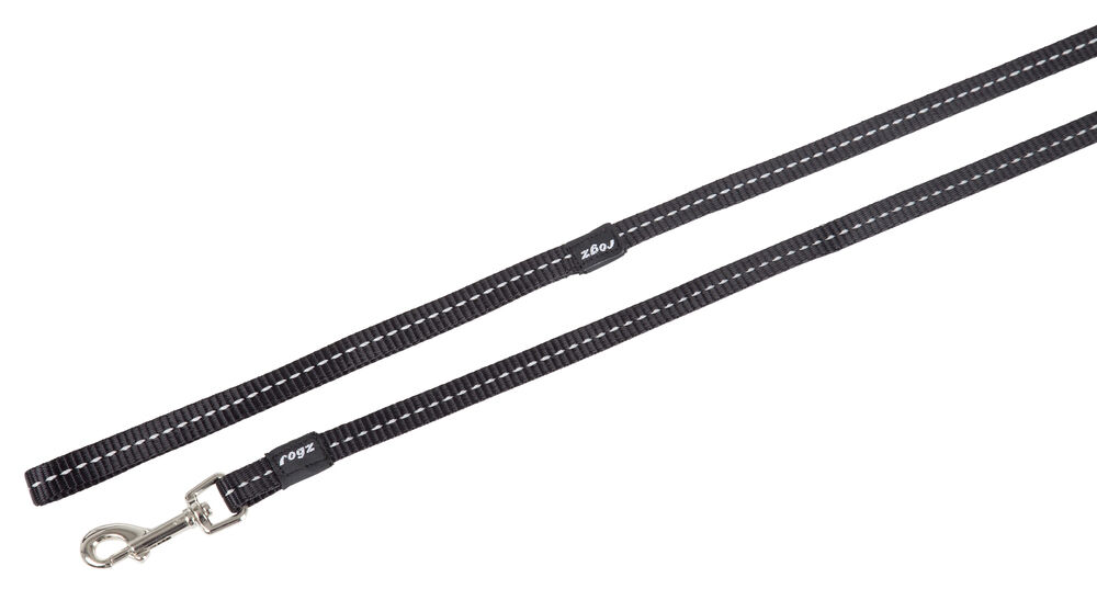 Rogz Utility - Hondenriem - zwart - Small - 180 cm Rogz Utility - Hondenriem - zwart - Small - 180 cm