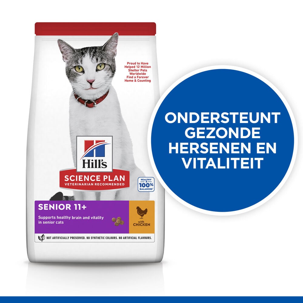 Hill's Science Plan Senior - Kattenvoer - 3 Kilogram - kip