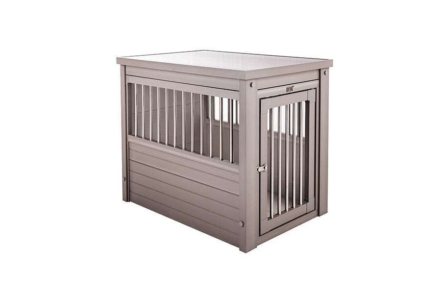 New Age Pet® InnPlace Crate - Hondenbench meubel - Grijs - 64x74x53 cm - M New Age Pet® InnPlace Crate - Hondenbench meubel - Grijs - 64x74x53 cm - M