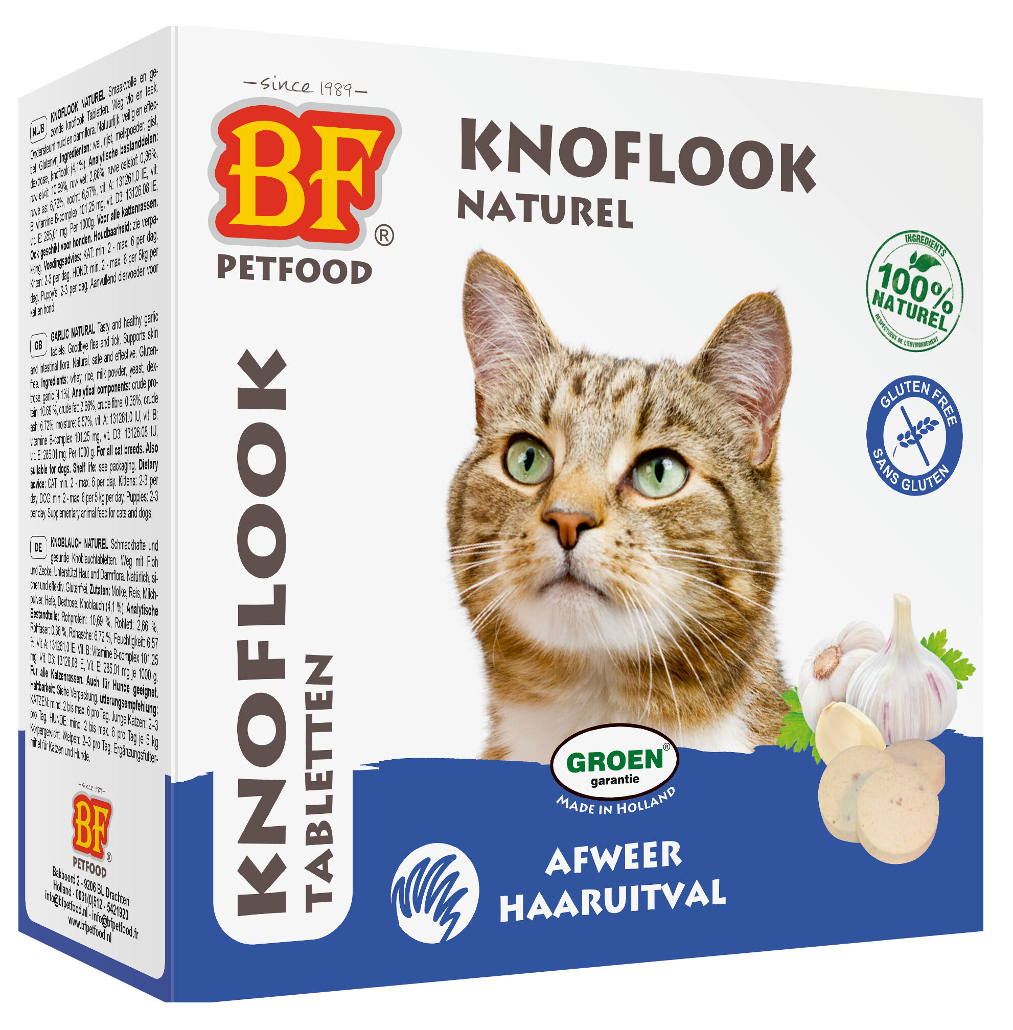 BF Petfood Naturel - Knoflook Tabletten