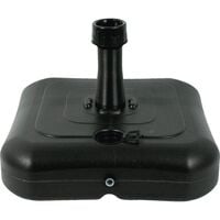 Lesli Living  - Parasolvoet - 10L - Antraciet - 6x4x2 cm