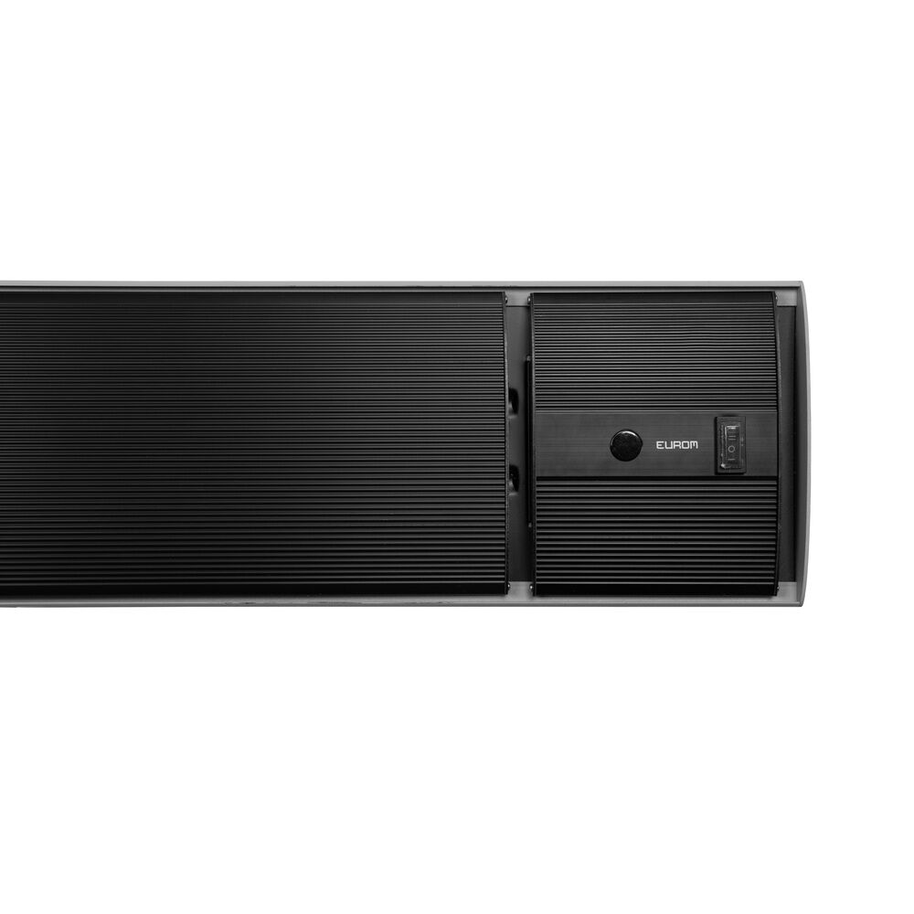 Eurom Outdoor heatpanel 3200 RC - Heatstrip - Zwart - 3200 W