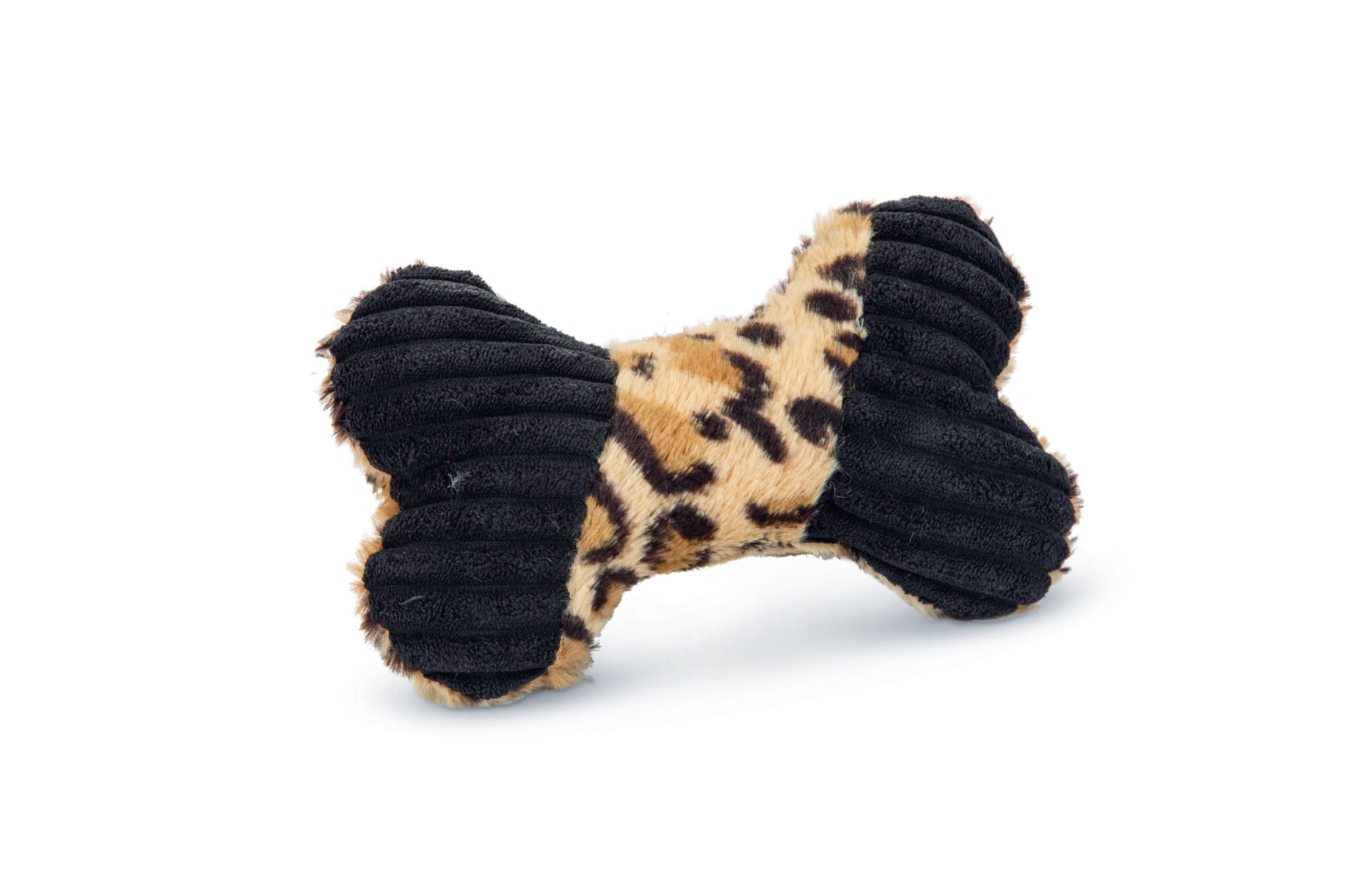 Beeztees Safari Yari  Bot - Pluche Knuffel - Hondenspeelgoed - Zwart Bruin