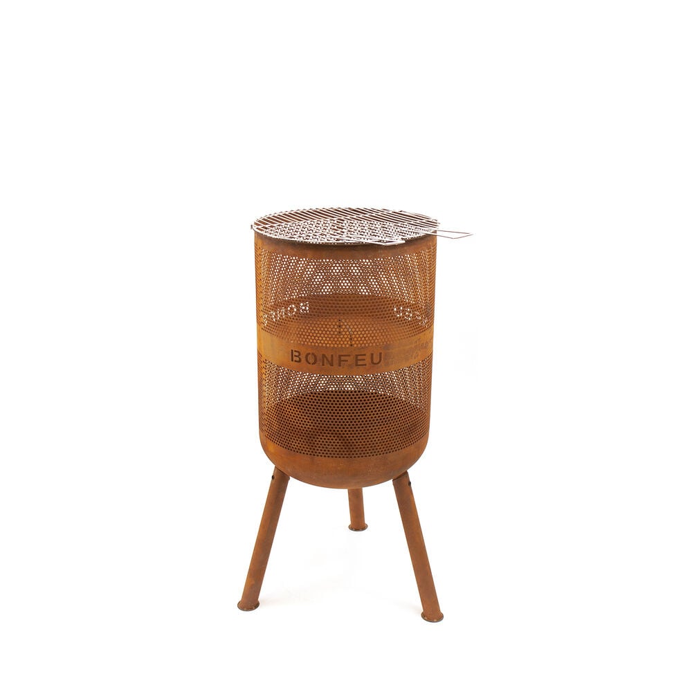 Bonfeu BonVes 45 - Vuurkorf - Rond - Roest - Staal - 45 cm