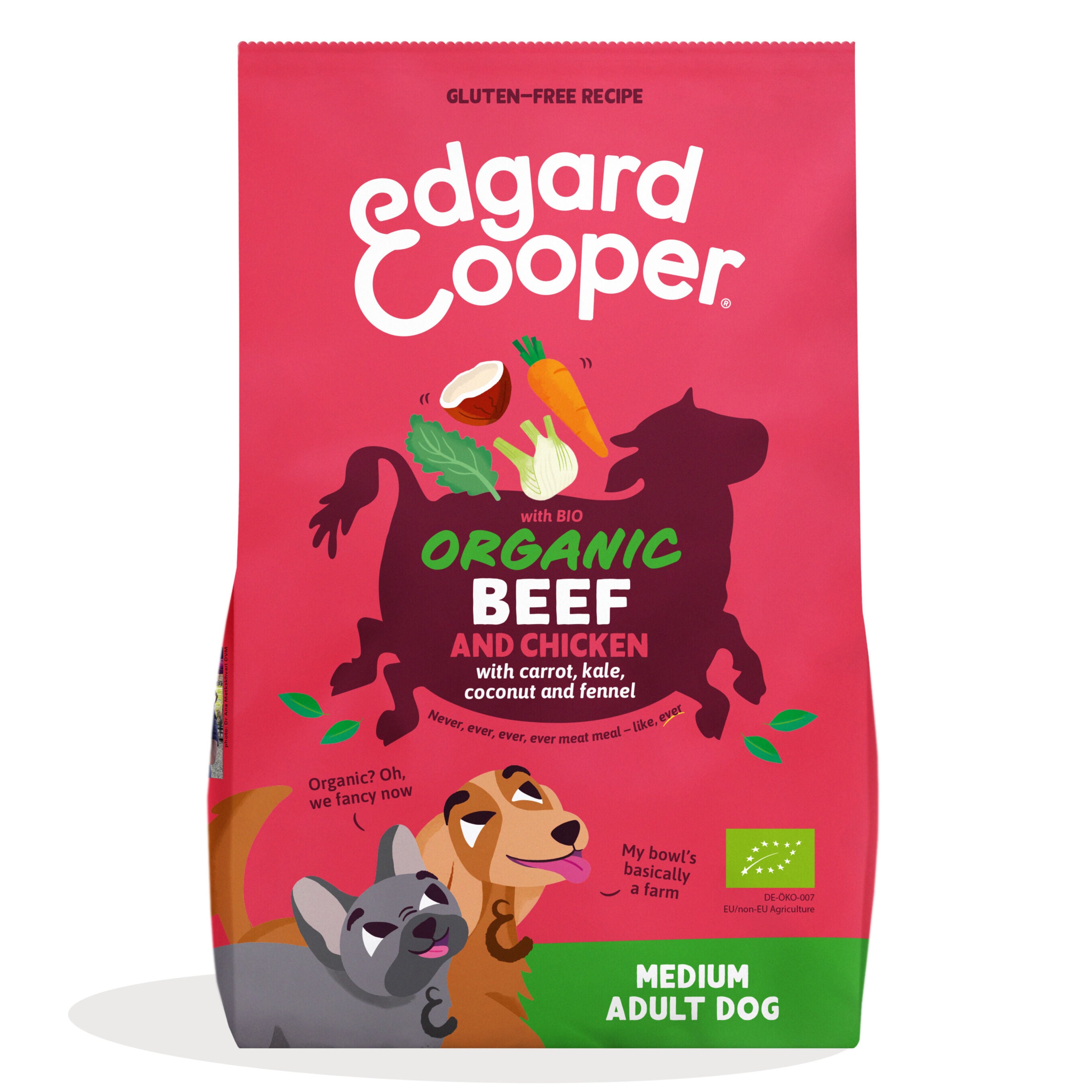 Edgard & Cooper Adult Biologisch - Hondenvoer - 2.5 Kilogram - rund Edgard & Cooper Adult Biologisch - Hondenvoer - 2.5 Kilogram - rund