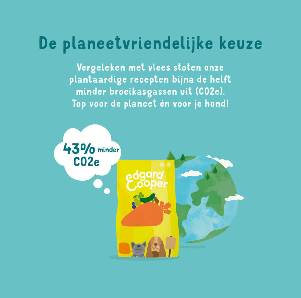 Edgard & Cooper Adult - Hondenvoer - 1 Kilogram - courgette, wortel