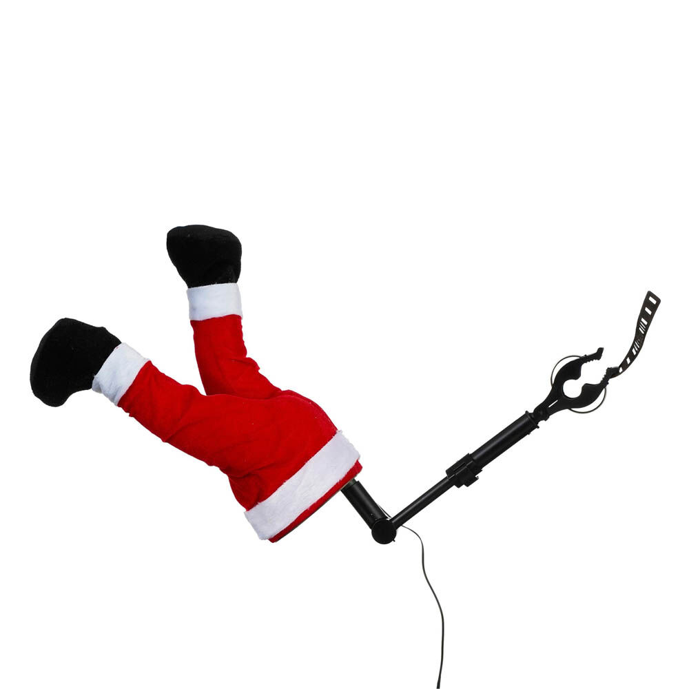 Luville Santa's Legs - Decoratiestuk - Rood - 35.3x15.5x13.5 cm