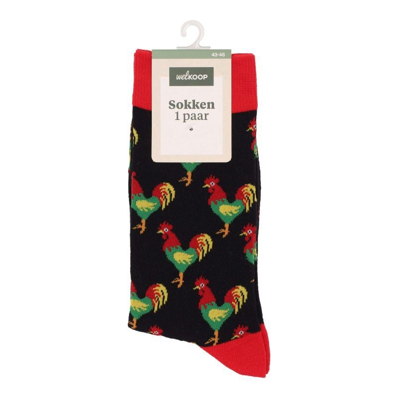 Welkoop Fun Haan - Sokken - Zwart - 35-38 Welkoop Fun Haan - Sokken - Zwart - 35-38