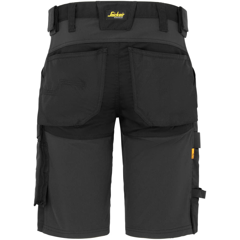 Snickers Allround 6143 Stretch - Korte werkbroek - Zwart - 44 - 82