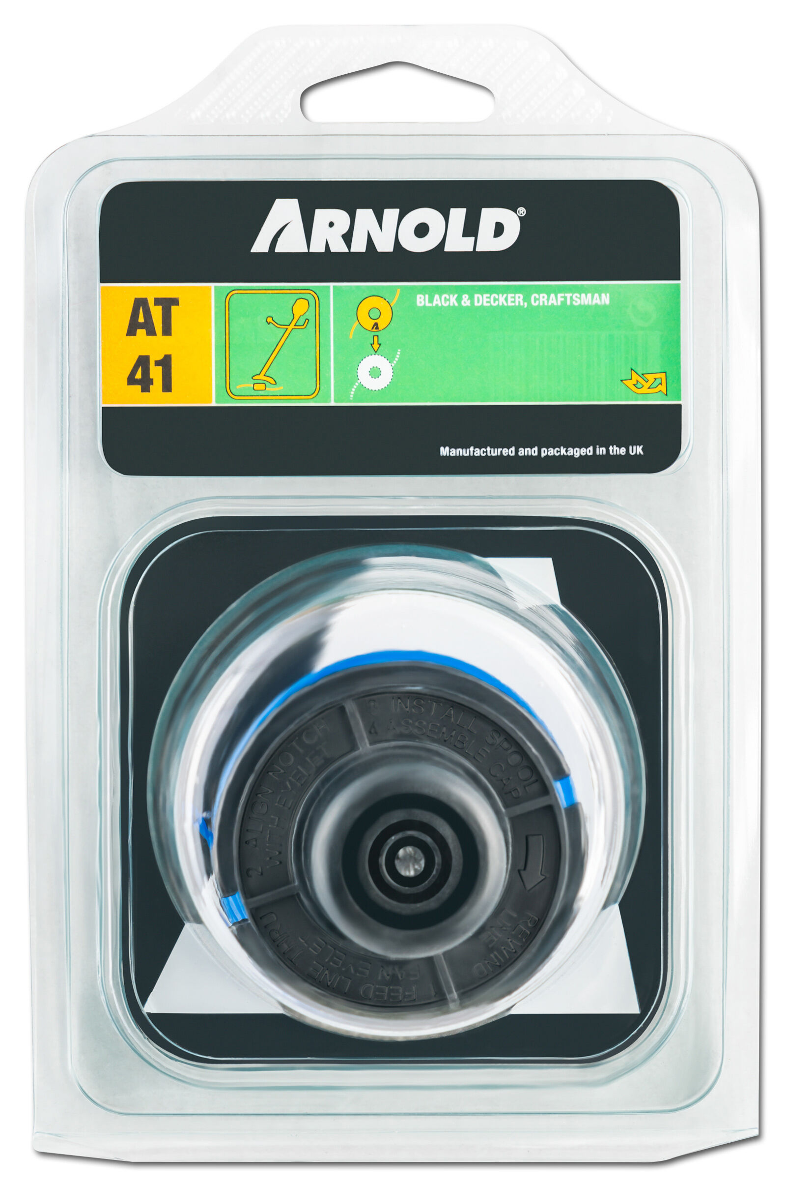 Arnold AT41 1.5mmx9m - Trimmerspoel - 9 Meter - 900 cm
