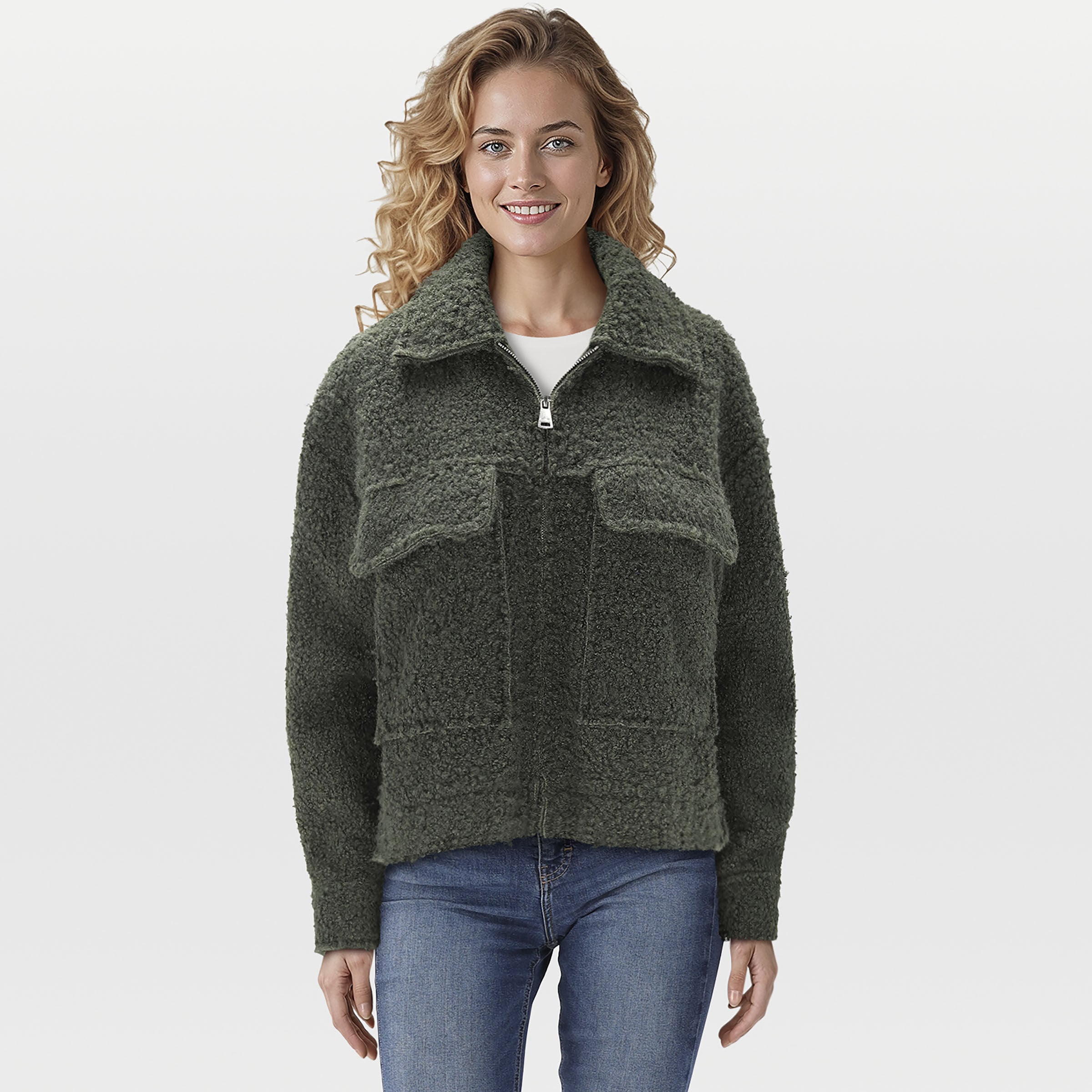 Veleste Anna - Vest - Donkergroen - 36