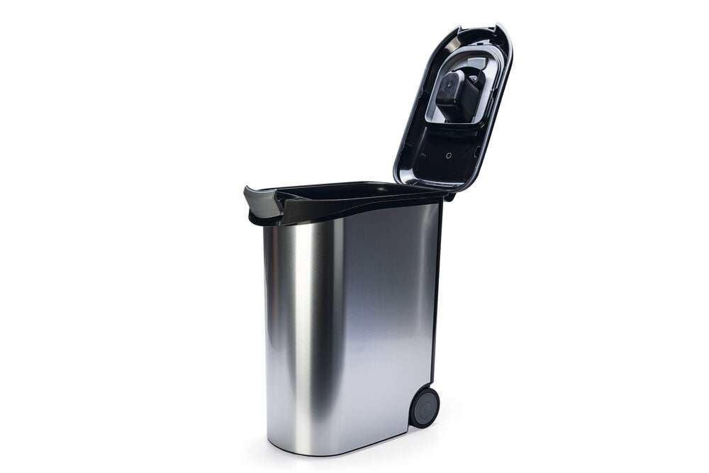 Curver Hond - Voercontainer - 54 Liter - Zilver