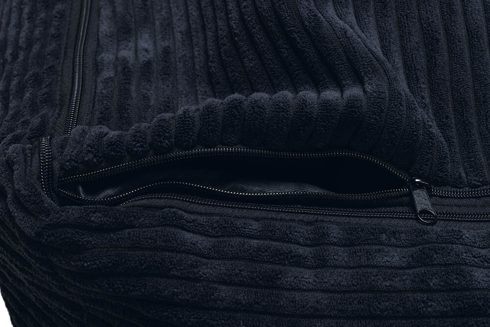 Designed by Lotte Ribbed - Hondenmand - antraciet - 22x70x80 cm - M