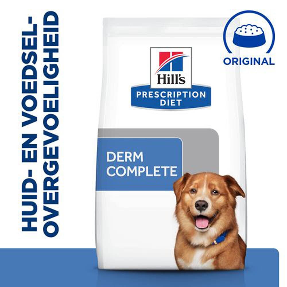 Hill's Prescription Diet Derm Complete - Hondenvoer - 4 Kilogram - kip