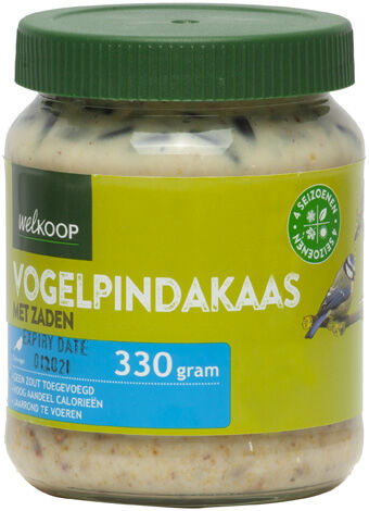 Welkoop Vogelpindakaas - Tuinvogelvoer - zaden Welkoop Vogelpindakaas - Tuinvogelvoer - zaden