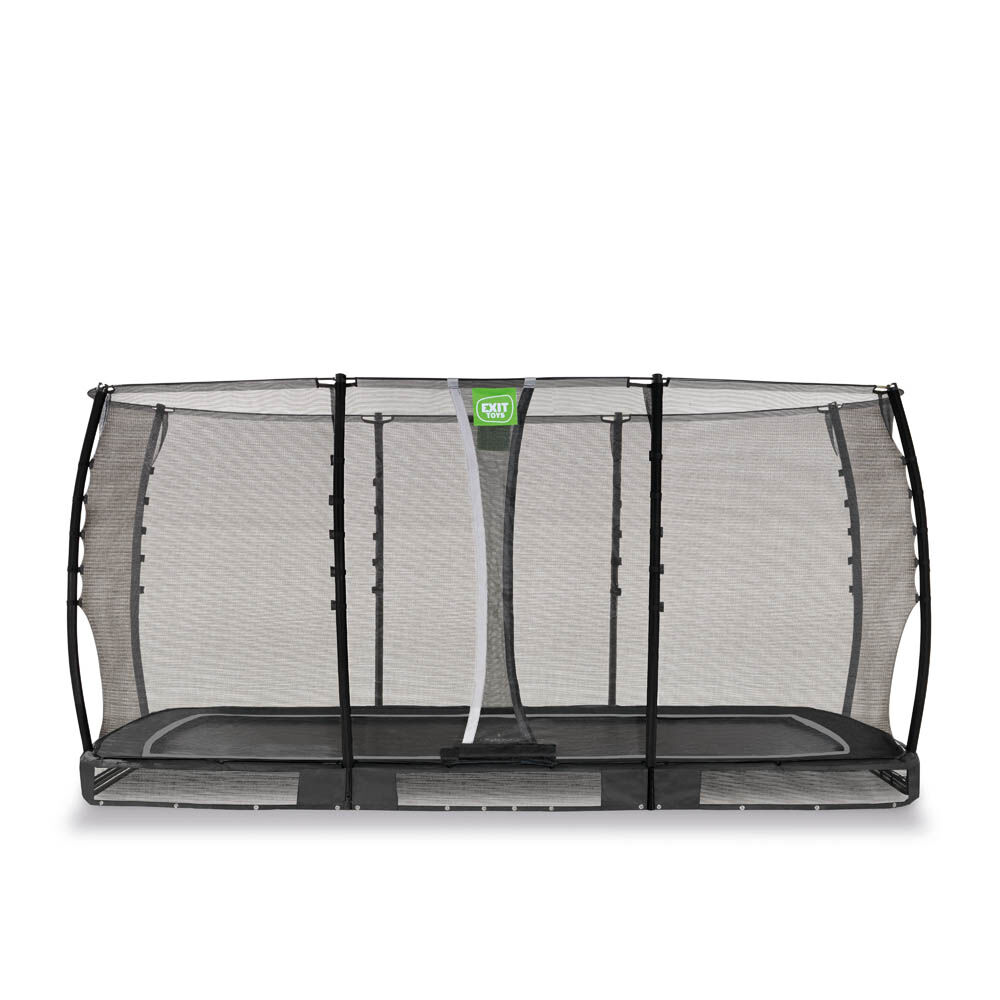 Exit Allure Classic - Inground trampoline - Zwart - 200x437x266 cm Exit Allure Classic - Inground trampoline - Zwart - 200x437x266 cm