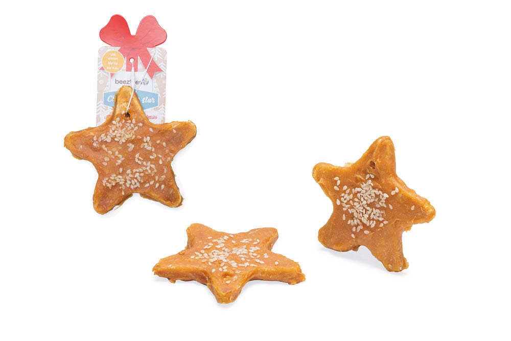Beeztees Kerstster Koekje - Hondensnack - 35 Gram - Kip
