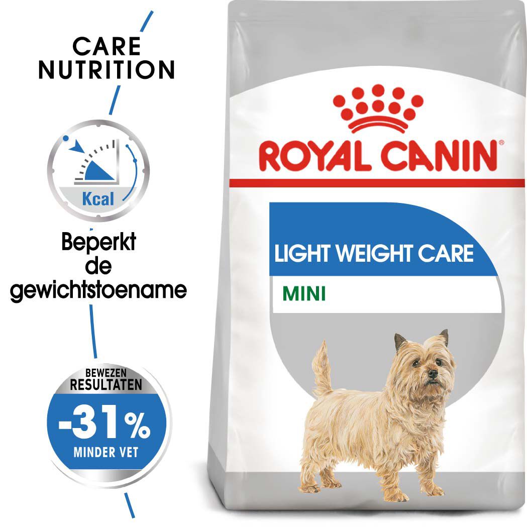 Royal Canin Light Weight Mini - Hondenvoer - 1 Kilogram - gevogelte