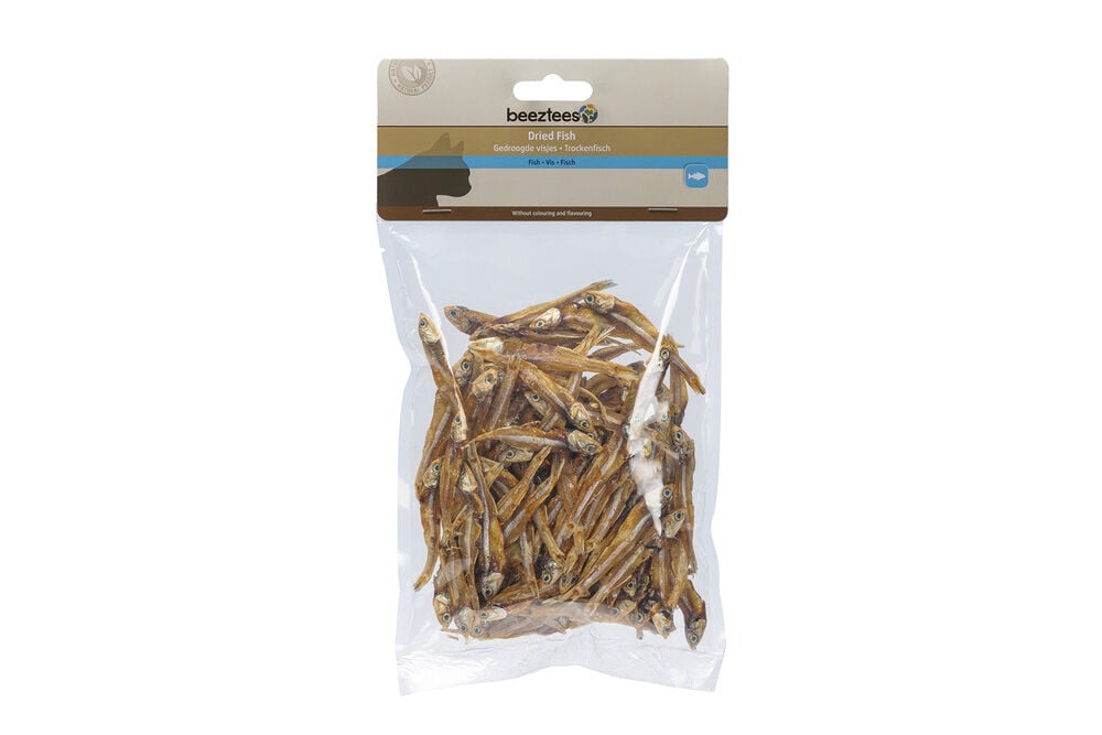 Beeztees Gedroogdde visjes - Kattensnack - 100 Gram - Vis Beeztees Gedroogdde visjes - Kattensnack - 100 Gram - Vis