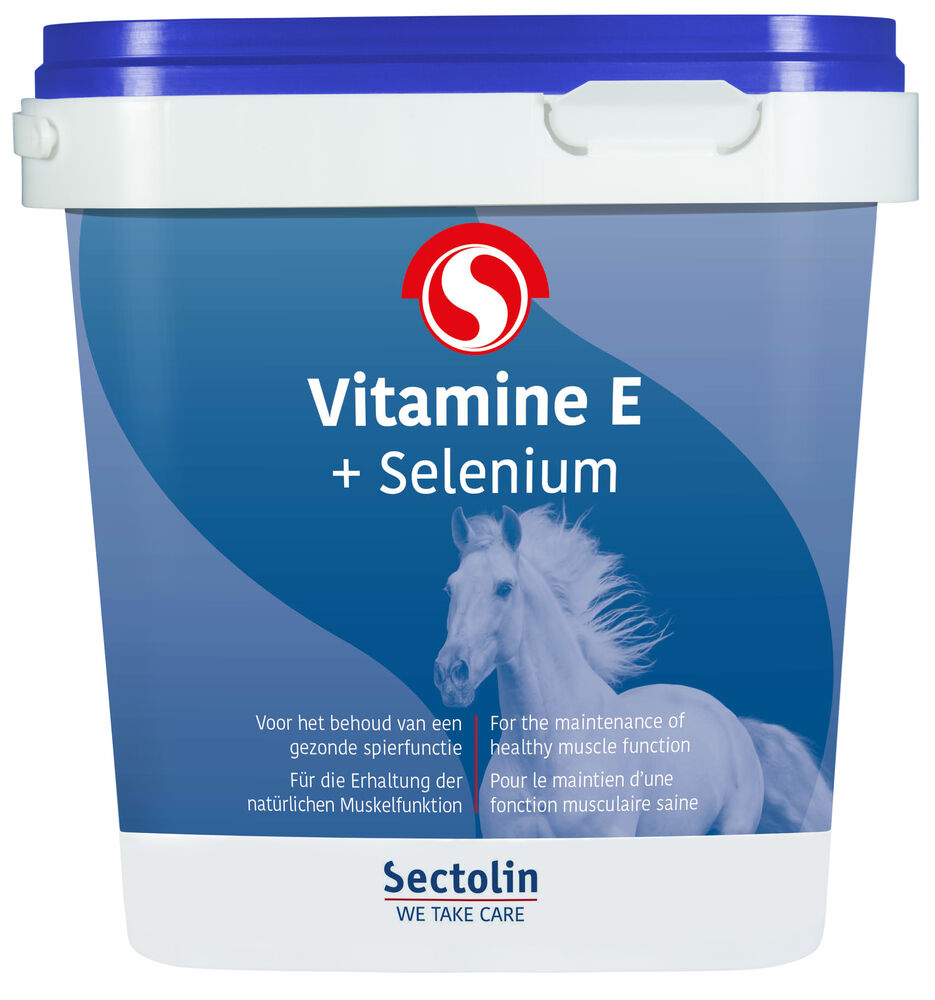 Sectolin Vitamine E + Selenium Poeder - Vitaminensupplement Paard - 1 Kilogram - Emmer