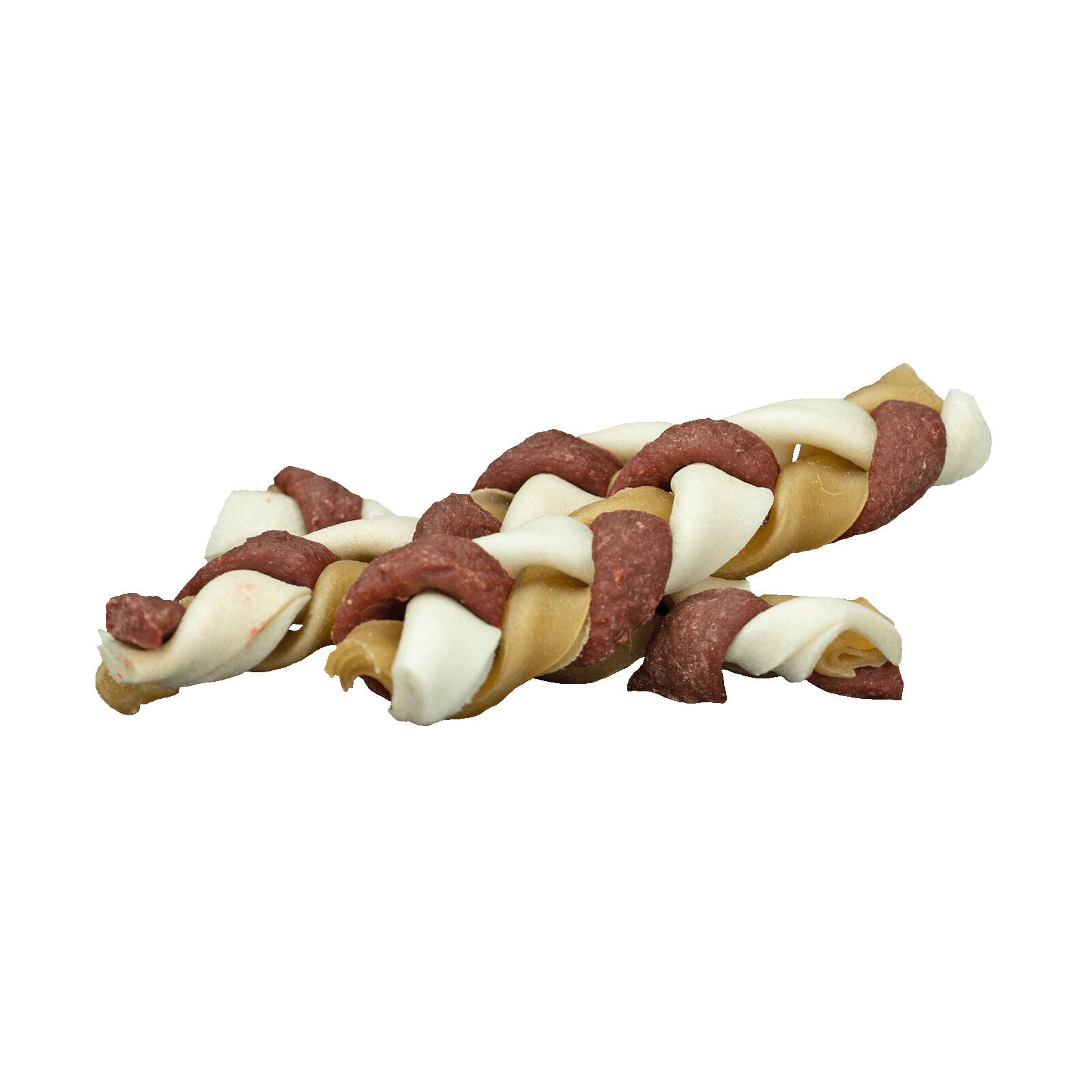 Braaaf Twister Vlecht klein - Hondensnack - 3 Stuks - rund