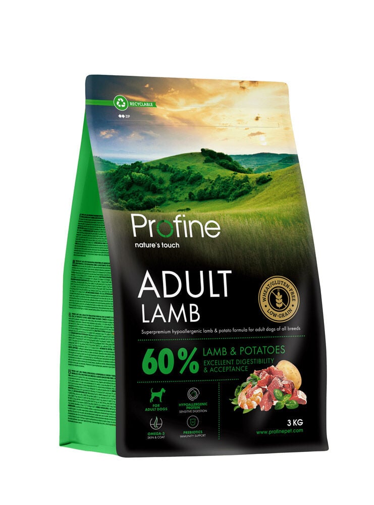 Profine Adult Lamb & Potatoes - Hondenvoer - 3 Kilogram - lam Profine Adult Lamb & Potatoes - Hondenvoer - 3 Kilogram - lam