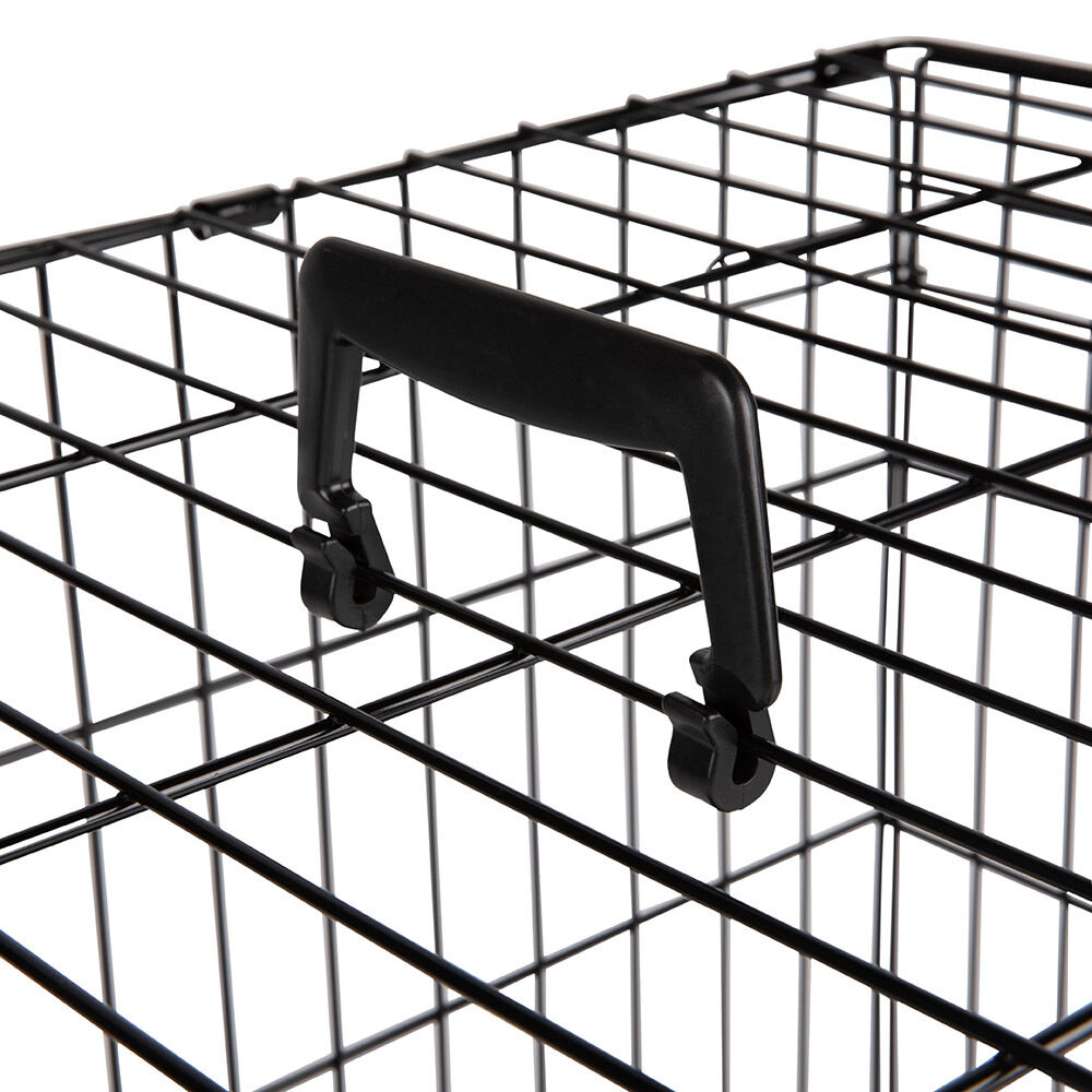 District 70 CRATE - Bench - zwart - 68x62x93 cm - L