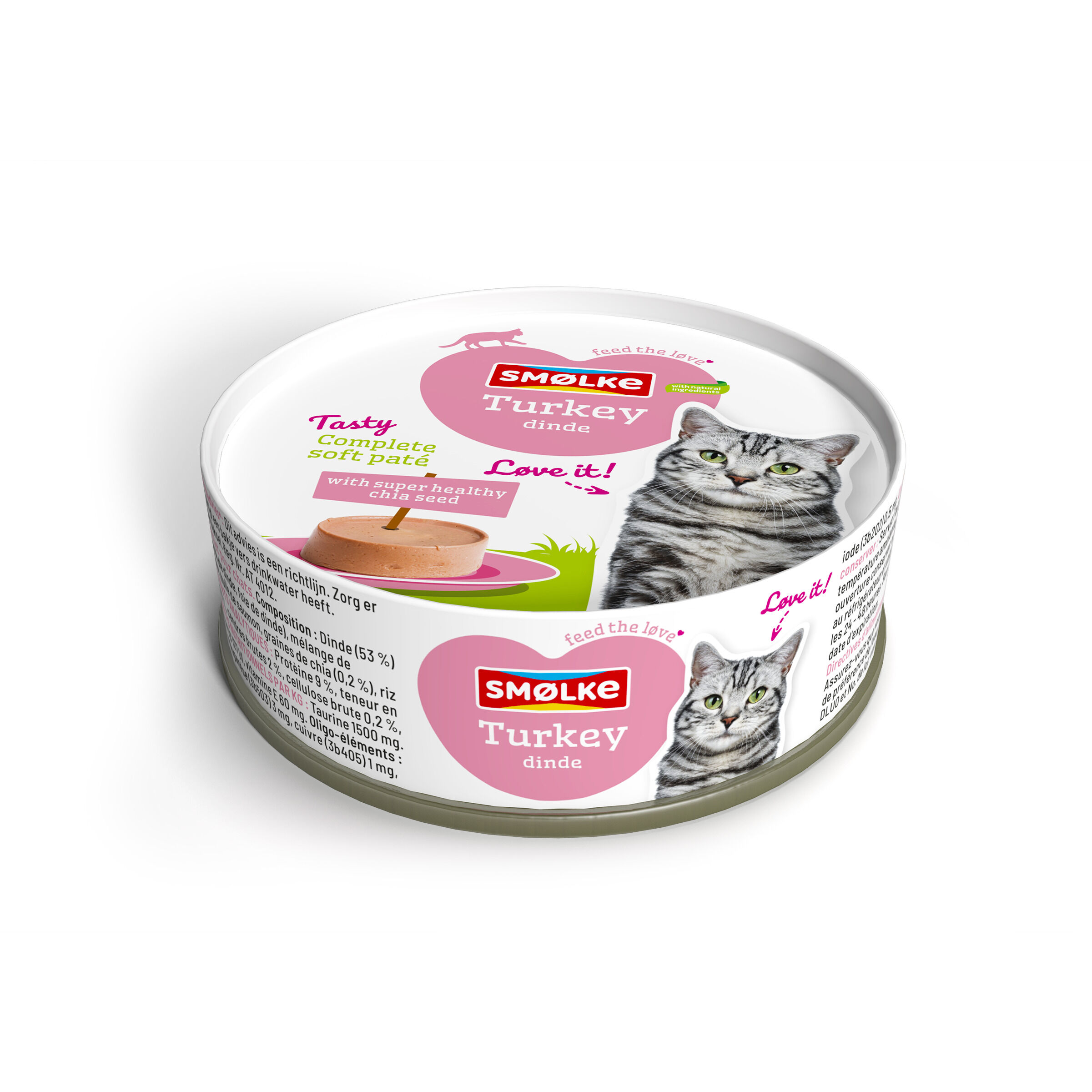 Smölke Soft Paté - Kattenvoer - 80 Gram - kalkoen Smölke Soft Paté - Kattenvoer - 80 Gram - kalkoen