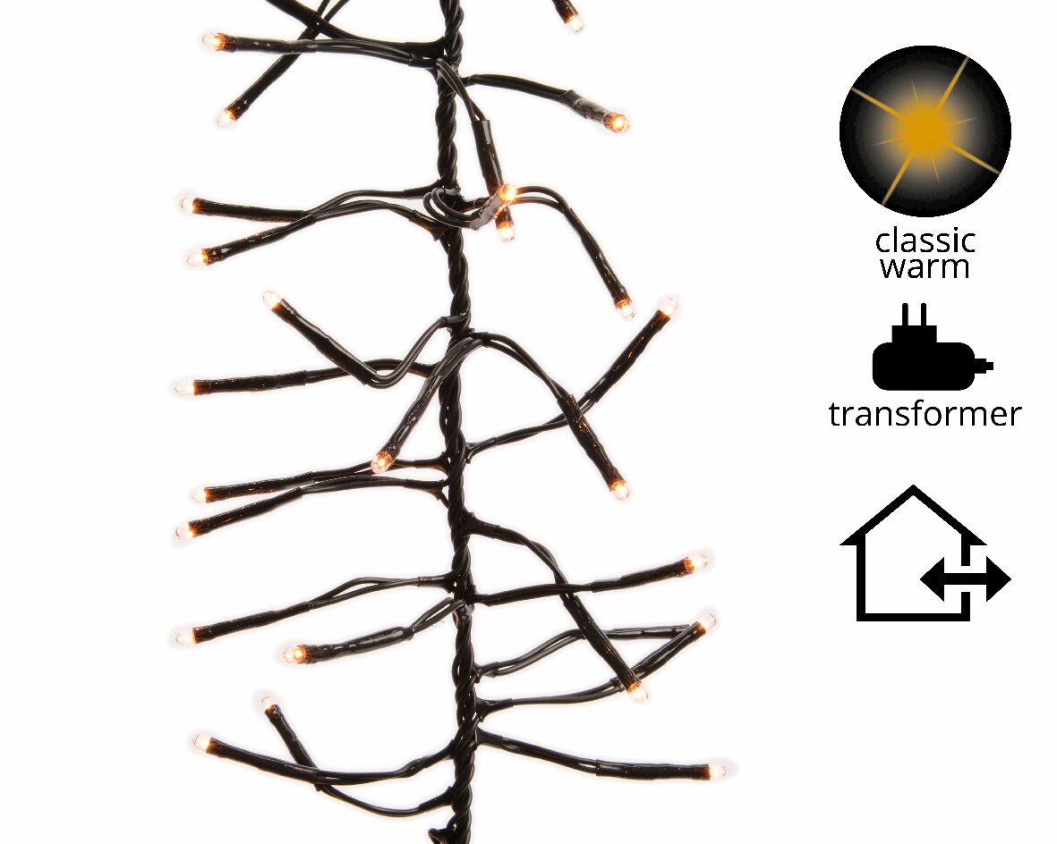 Lumineo Clusterverlichting - Kerstverlichting - 768 - Klassiek warm wit - 7 cm