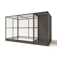 Glorenza Evi - Kattenren - Antraciet - 193x176x328 cm