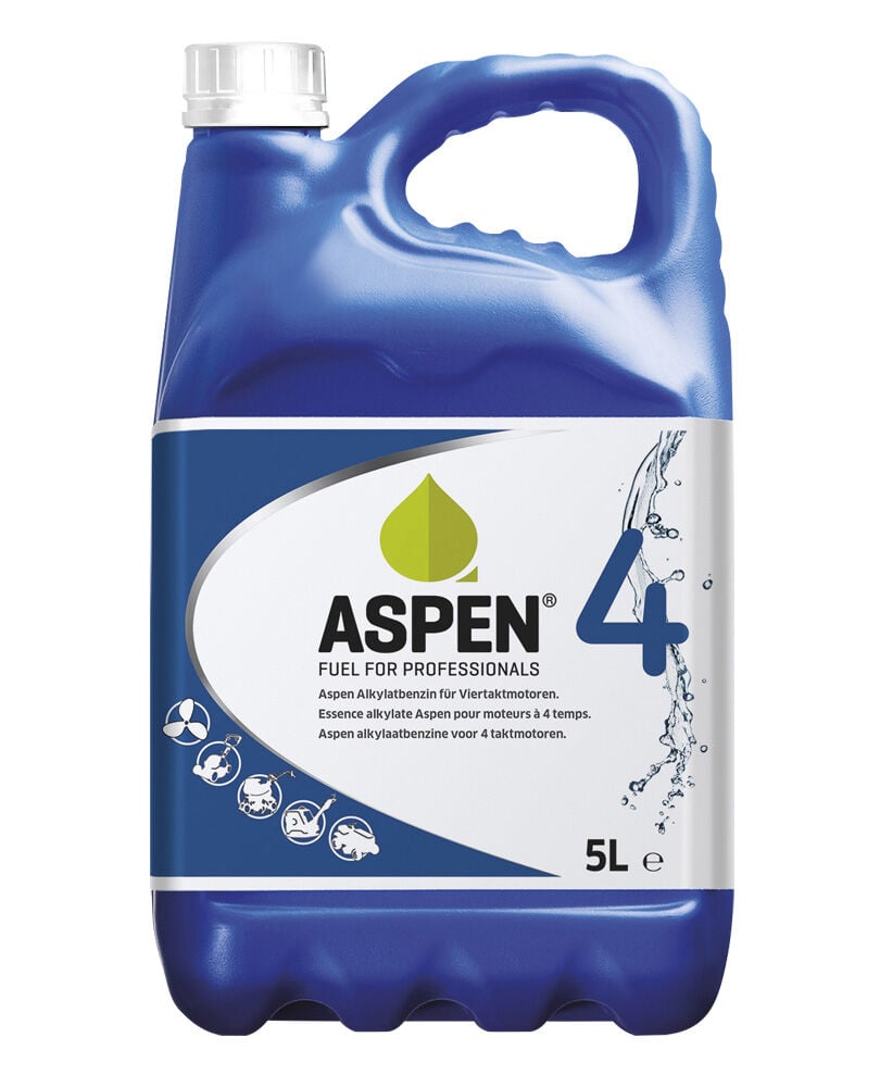 Aspen 4-takt - Brandstof - 5 Liter Aspen 4-takt - Brandstof - 5 Liter