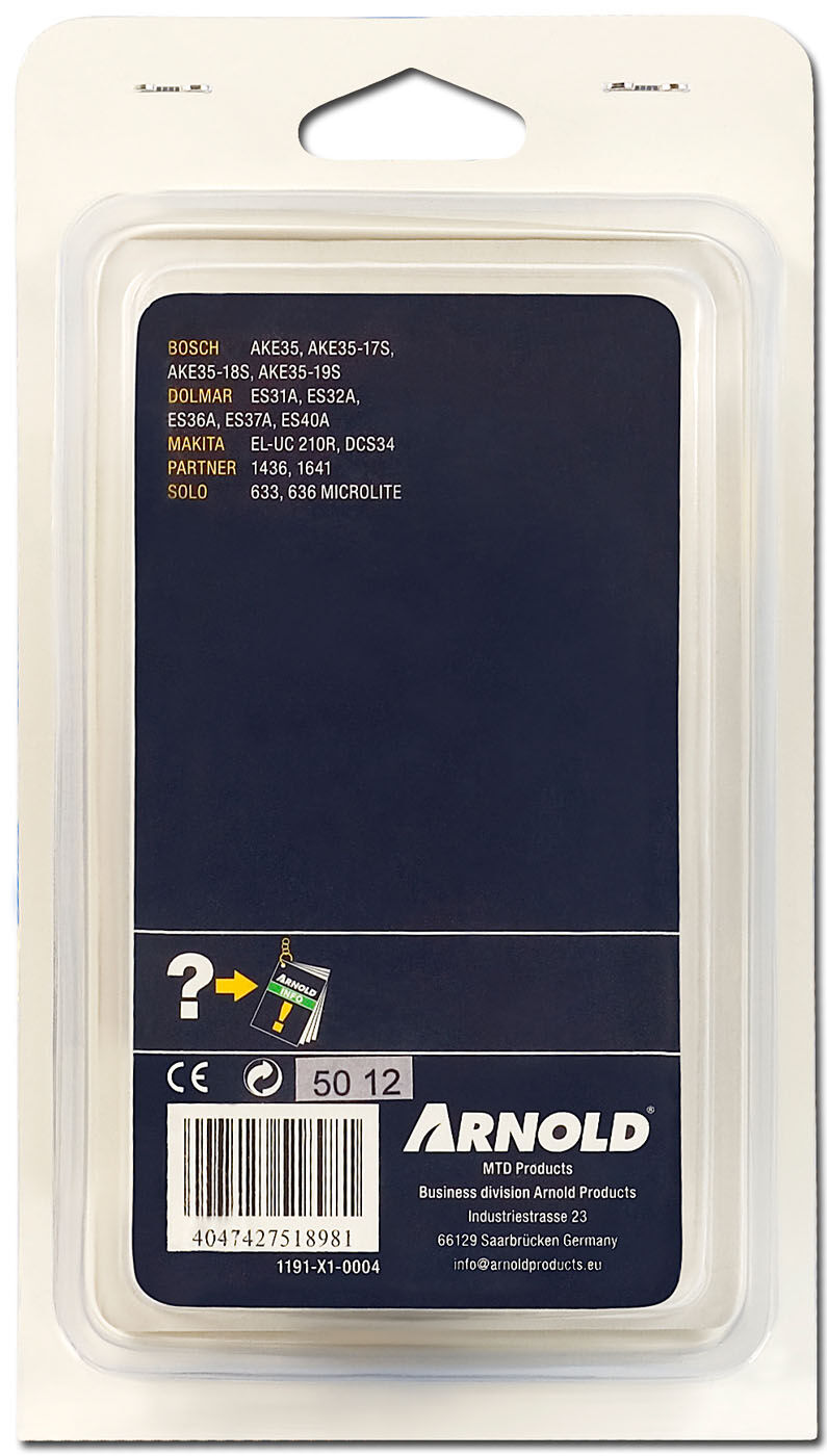 Arnold AK33 3/8 1.1mm 52 schakels - Zaagketting - Sat Mar 08 00:00:00 CET 2025