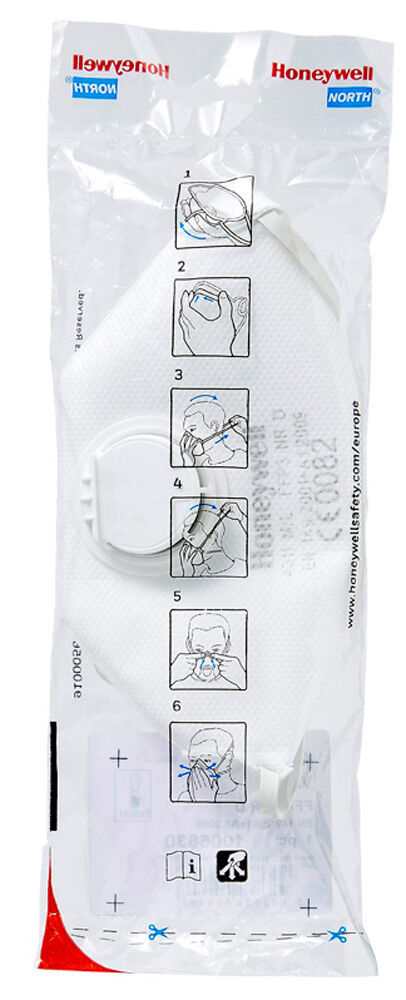 Honeywell Halfmasker 4311 FF - P3 stofmasker - Wit - 1 maat